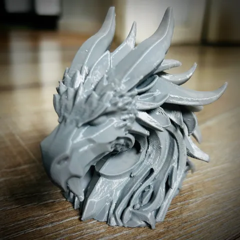 Stone Dragon Head by Triple G Workshop | Download free STL model ...