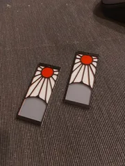 Demon Slayer Hanafuda Earrings (Charm)
