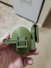 Tactical Belt-Mounted Egg Holster with latch -  Updated Clip