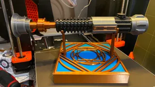 Holocron Lightsaber Stand