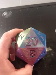 D20 Dice Holder (Screw top, non-countdown)