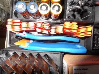 Dual Plastic Razor Scraper Holder - Gridfinity 3x1