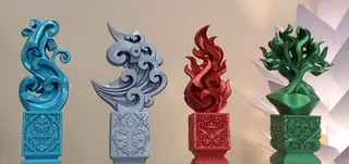 Elementals Statues