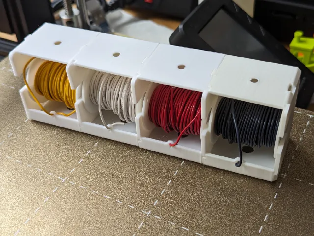 Make of Modular wire spool storage by Cog Nomen | Download free STL ...