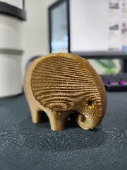 Undistinctive elephant