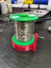 Vertical Solder Spool holder v2_WireGuideRemix