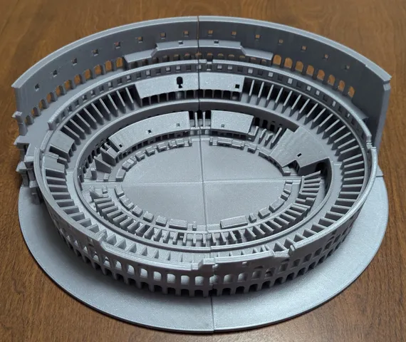 Roman Coliseum to 1:500 scale by Krlox | Download free STL model ...