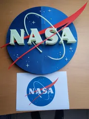 3D NASA Insignia / Logo / Sign /  - Lamp