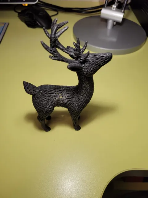 Make of Voronoi Deer by Gonzalo Aguinaco | Download free STL model ...