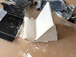 Portland cement phone stand