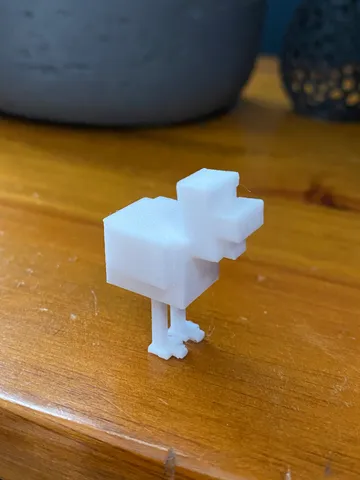Minecraft Chicken (no supports) by pigus | Download free STL model ...