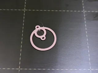 Circular earrings with beads