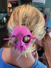 Skull and bone Hairpin