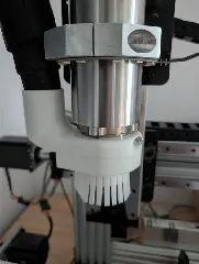 Vacuum adapter for 3018 (500W spindle) milling machine with adjustable height and magnetic cover