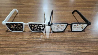 V2! Ergoglasses Ergonomic, Scaleable, Durable & Customizable Partyglasses (inkl. 2024 motive)