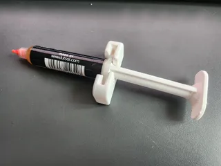 Ergonomic Solder Paste or Flux syrynge extrudes dispenser extruder