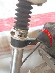 Spacer for light bracket on a bicycle seatpost