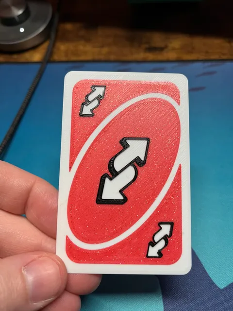 Make of UNO Reverse card (classic) by Ogroat | Download free STL model ...