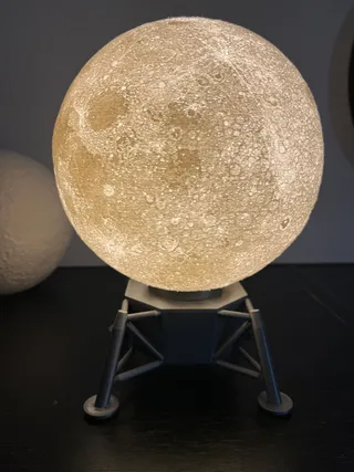 Designer Moon Lamp by Frank Deschner