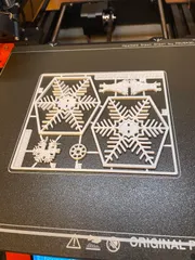Snowflake TIE Fighter Kit Card Ornament