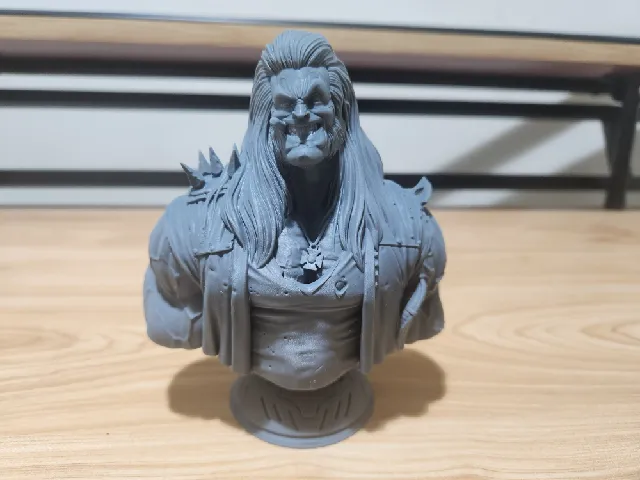 Lobo Bust (pre-supported) by Eastman | Download free STL model ...