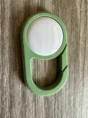 Airtag holder with carabiner