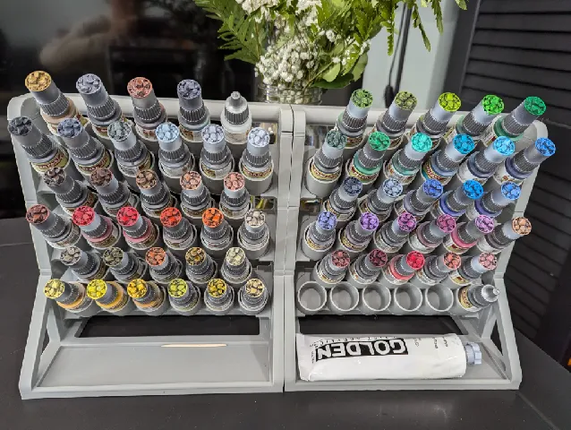 Modular Vertical Paint Rack by Anthony S | Download free STL model ...