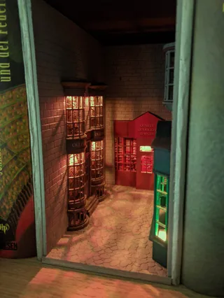 book nook Diagon Alley Harry Potter by Lennart, Download free STL model