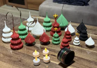CHRISTMAS TREE PENDANT / TEALIGHT / DECORATION