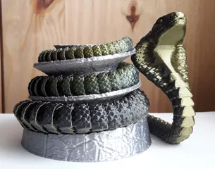 Articulated Cobra + Pencil Holder