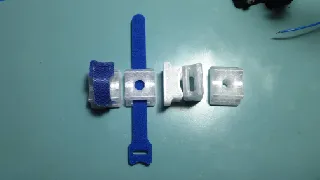 Collection of Cable Tie Holder and Velcro Strap