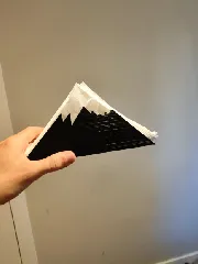 Mountain napkin holder