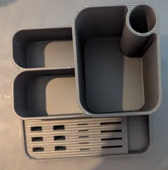 organizer with caliper stand