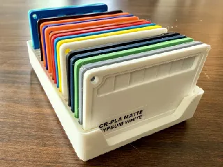 Gridfinity Holder for Simple Filament Swatch