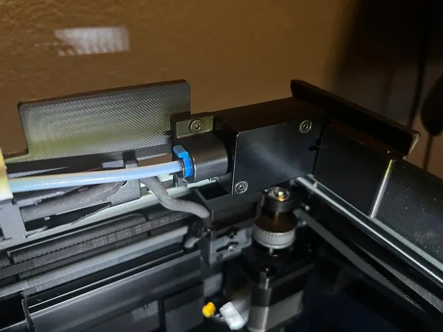 Make of [Outdated] Creality K1 Hinged Riser with side-load filament ...