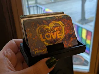 Credit Card Flip Holder and Rolodex