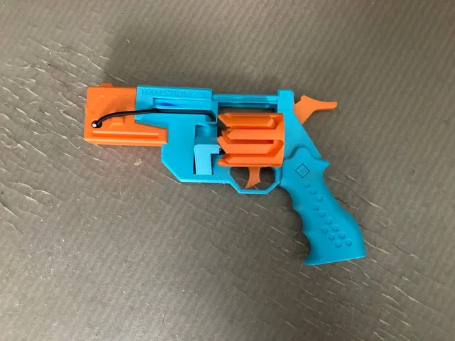 Hamstringer, a half dart nerf revolver by ZeroBlade | Download free STL ...