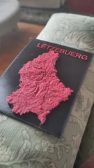 Luxembourg topographic map