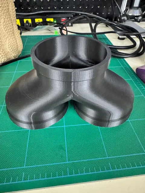 Make of 4in (4 inch) duct splitter by labemolon | Download free STL ...