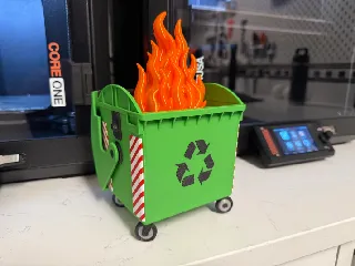 The Benchbin - Multi Color 3D Printing Torture Test