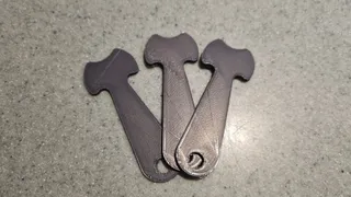 Shopping cart key
