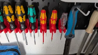 Skadis Wera 247 phase tester mount