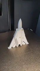 Print-in-place and articulated F14 Jet Fighter with Improved Wingdesign