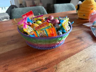 Woven easter basket