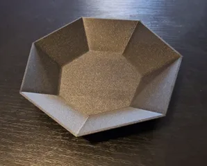 Modern Heptagonal Key And Coin Tray, Bowl