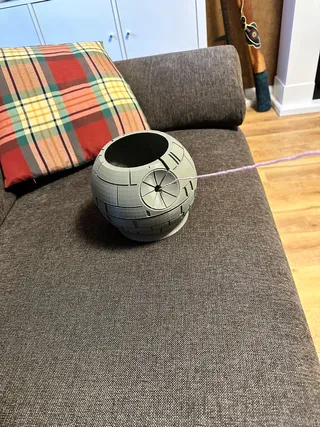 Death Star Yarn Bowl by BannMakes