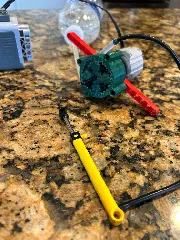 Peristaltic pump compatible with lego