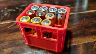 Customizable & stackable beer crate for all types of batteries