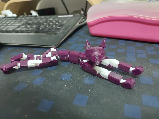 Gyro 7 Printable Jointed Cat by Neybao | Download free STL model ...