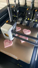Conversation Heart Fidget Keychain